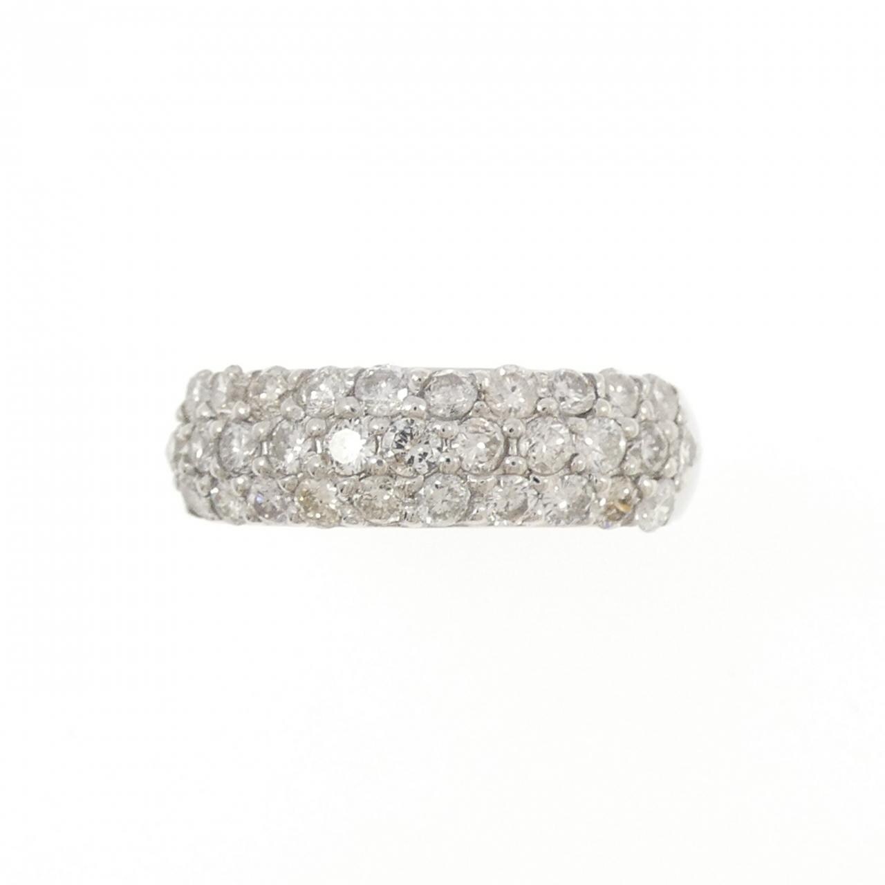 PT900 パヴェ ダイヤモンド リング 1.00CT