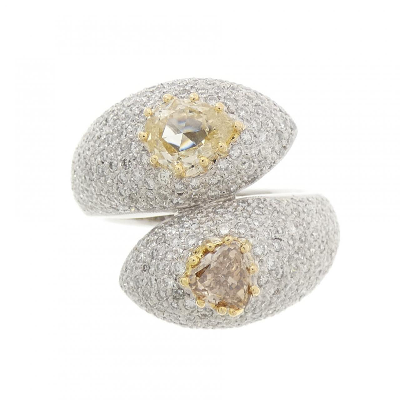K18WG/K18YG ダイヤモンド リング 1.00CT