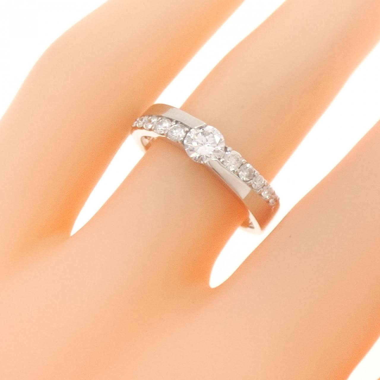 PT900 ダイヤモンド リング 0.306CT D SI2 Good