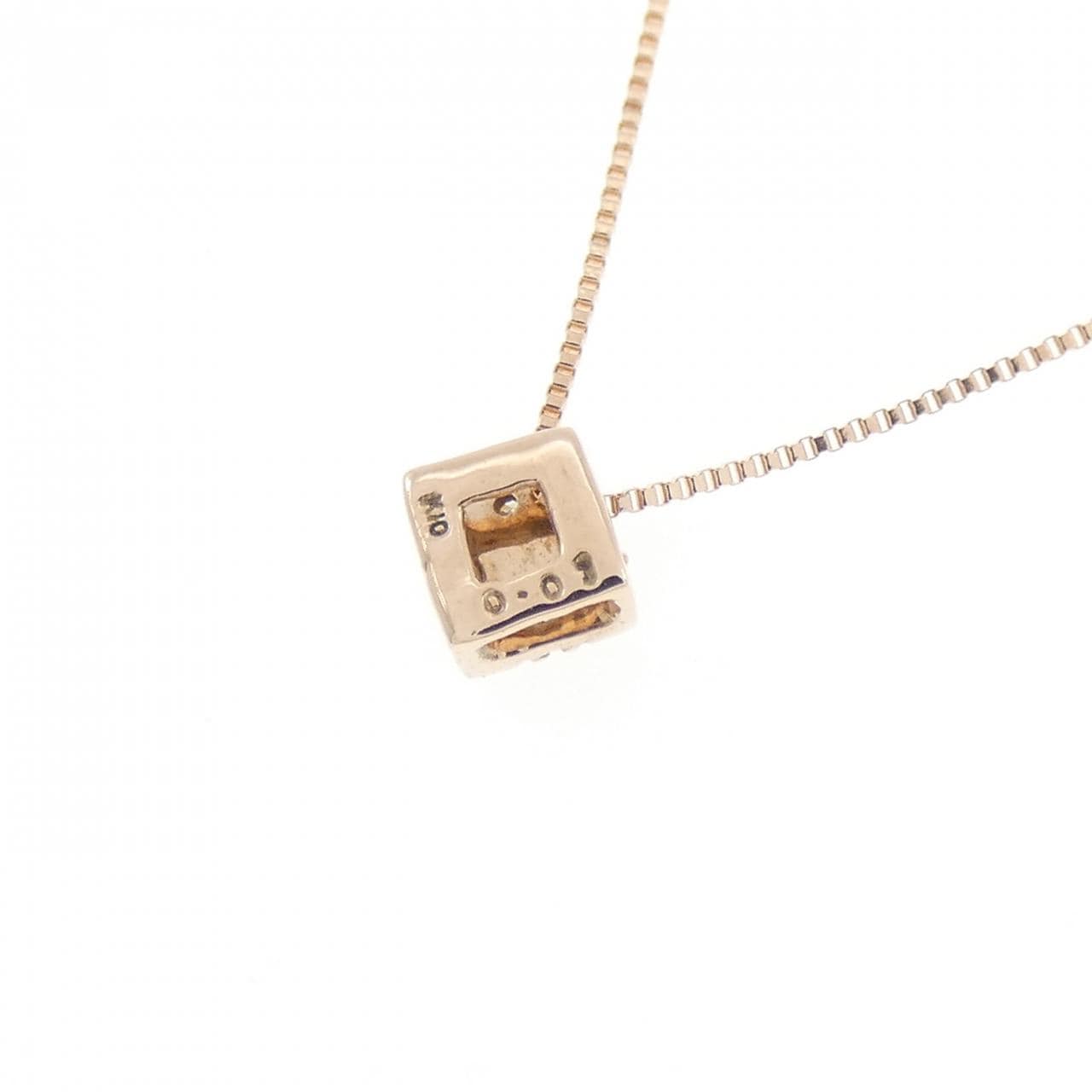 K10PG ダイヤモンド ネックレス 0.01CT