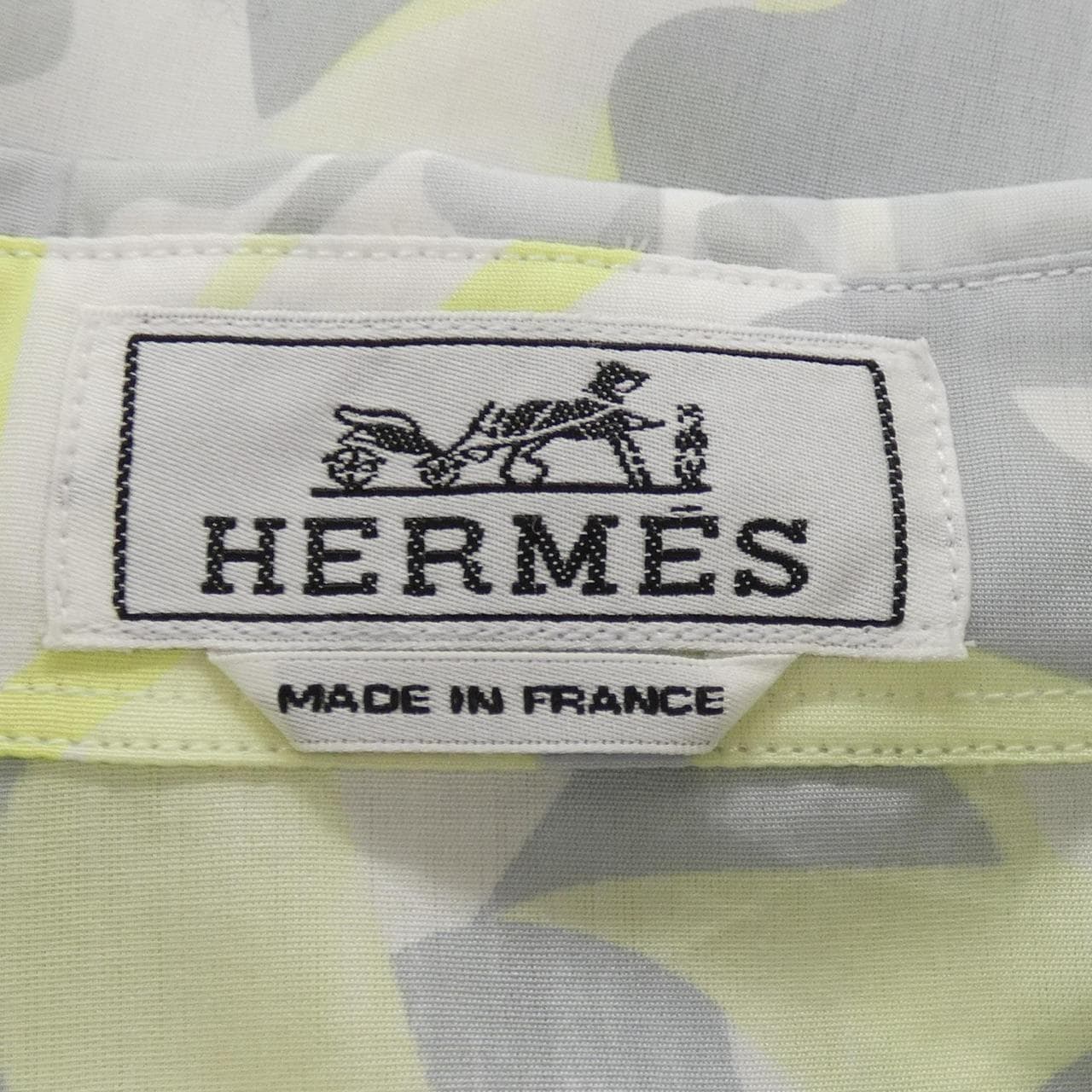 エルメス HERMES パズル ヴェジェタル　PUZZLE VEGETAL *31-5606. シャツ