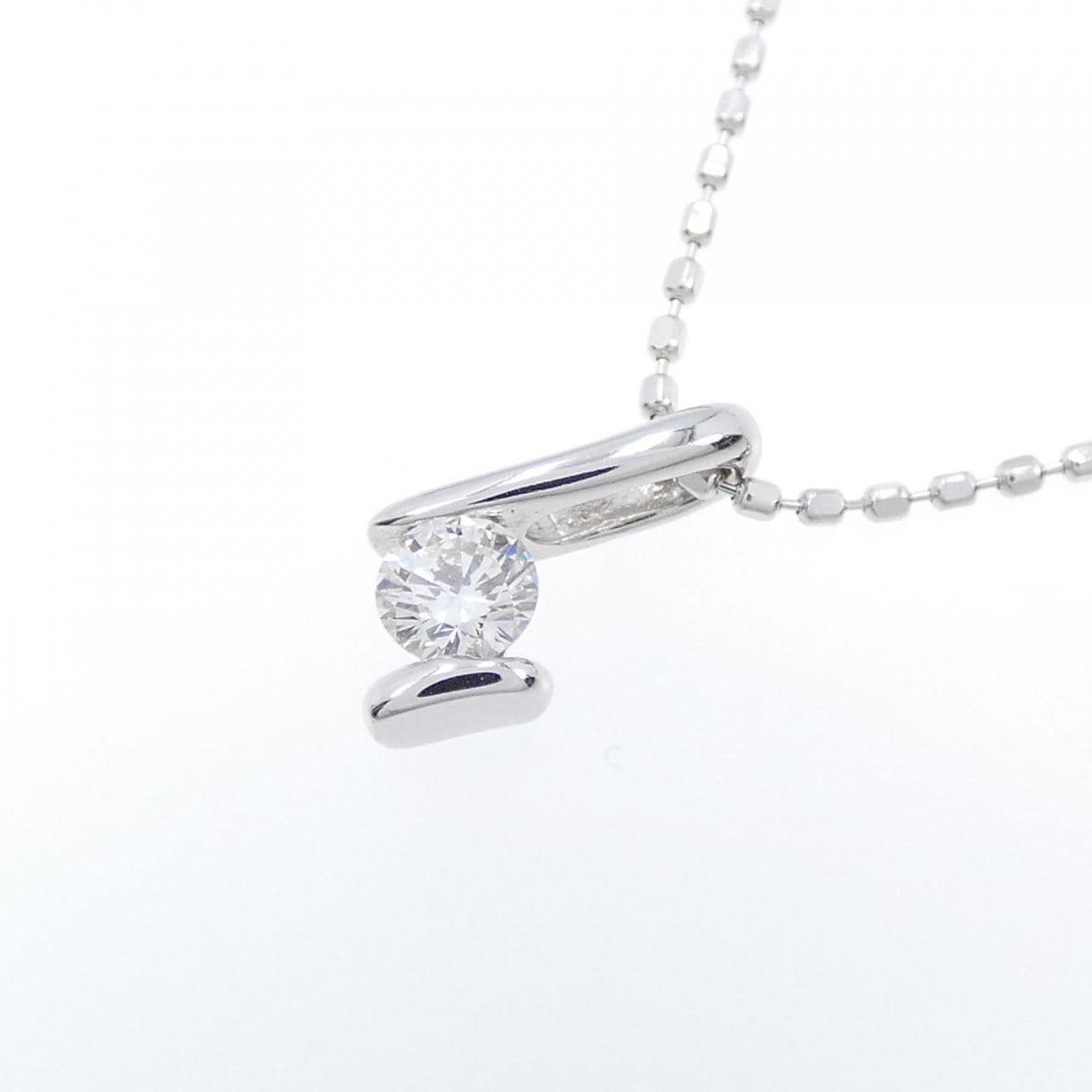 コメ兵｜K18WG ダイヤモンド ネックレス 0.101CT｜ジュエリー