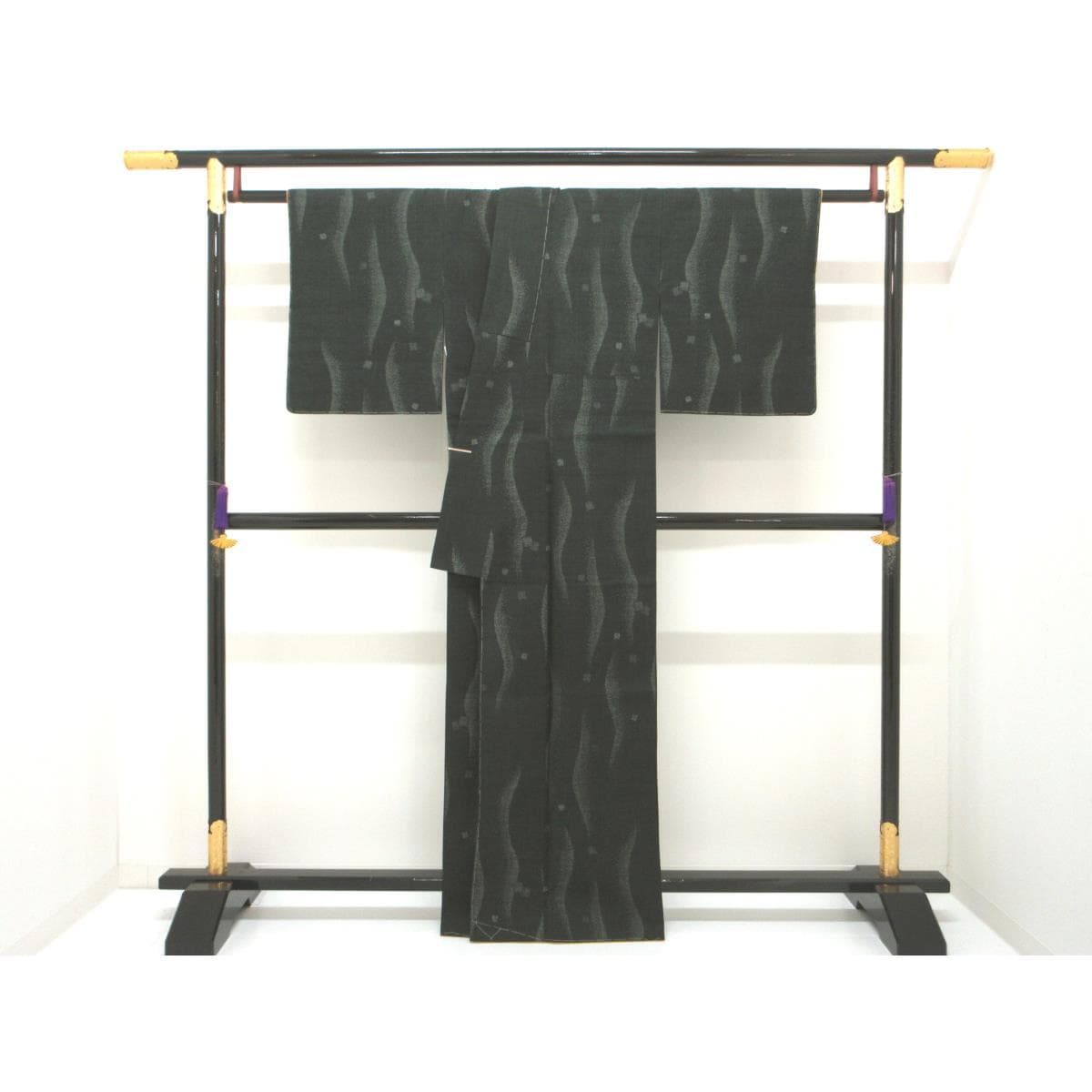 【未使用品】紬　証紙付【本場結城紬】