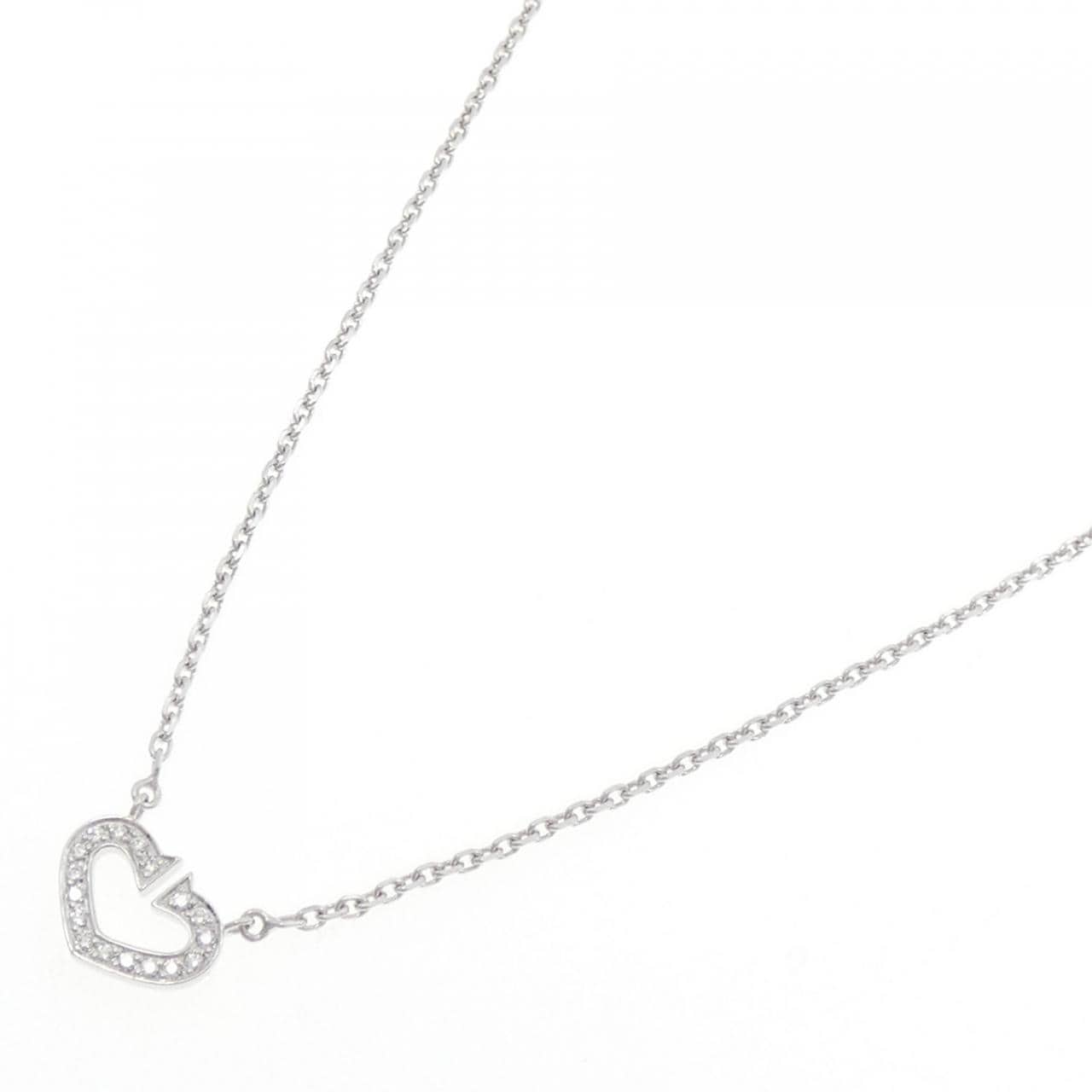 カルティエ Cハート ネックレス