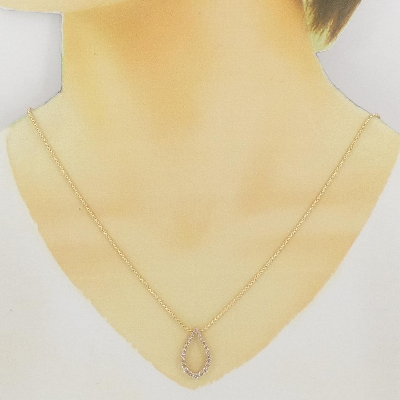 K18PG/K18YG ダイヤモンド ネックレス 0.70CT