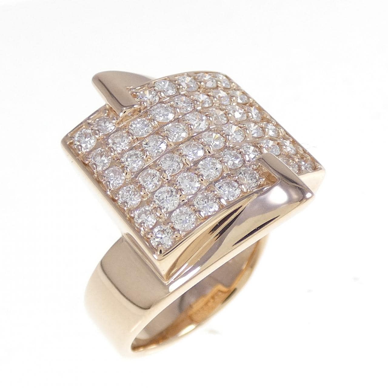 K18PG ダイヤモンド リング 1.00CT