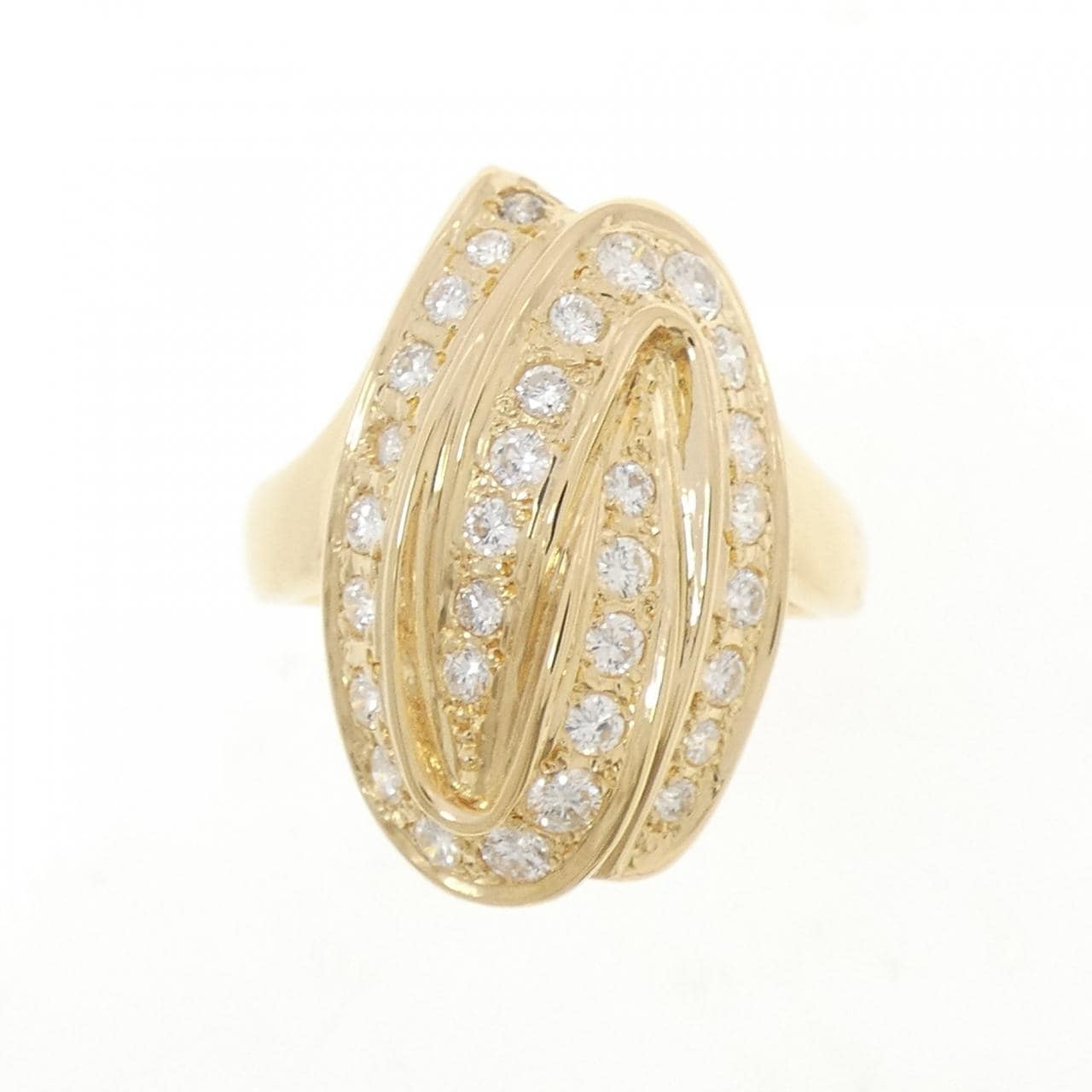 K18YG ダイヤモンド リング 0.59CT