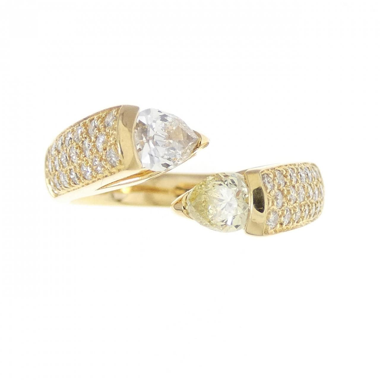 K18YG ダイヤモンド リング 0.69CT