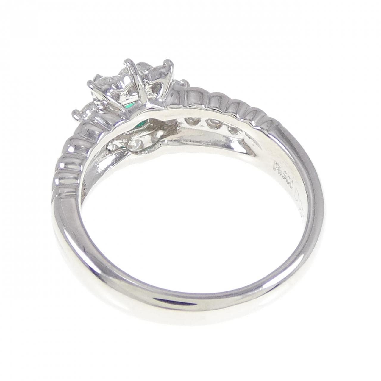 PT エメラルド リング 0.35CT