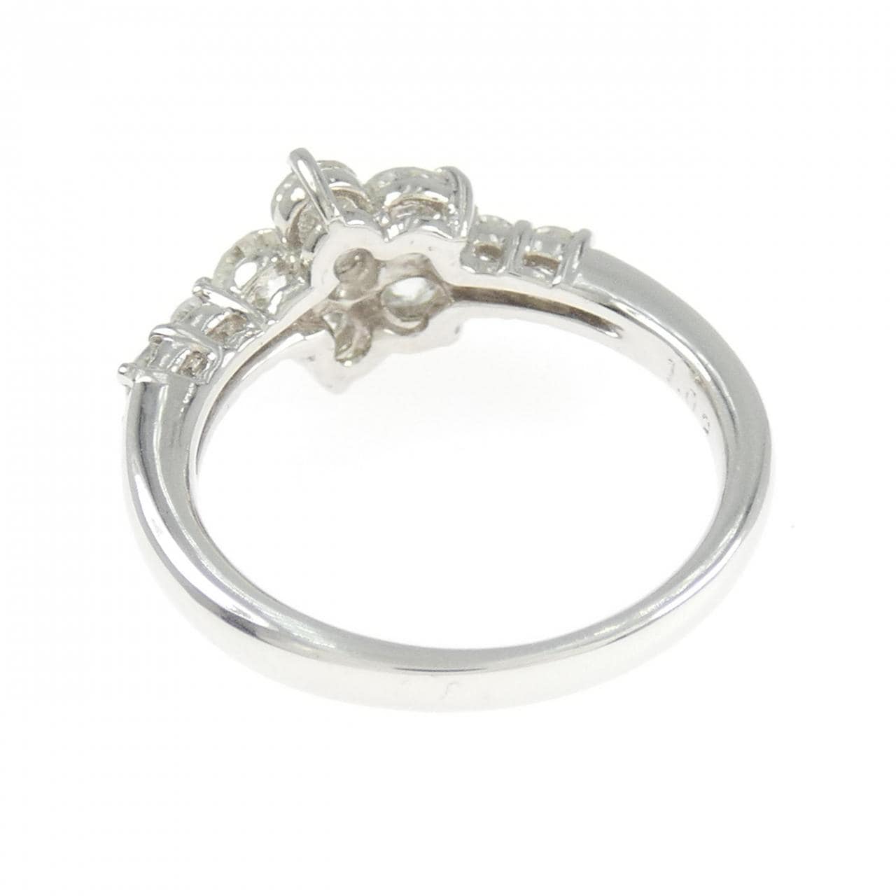PT900 フラワー ダイヤモンド リング 1.02CT