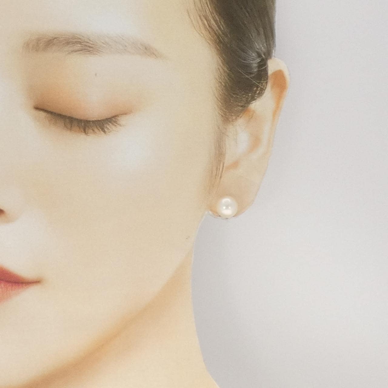 K14WG アコヤパール ピアス 9.0mm