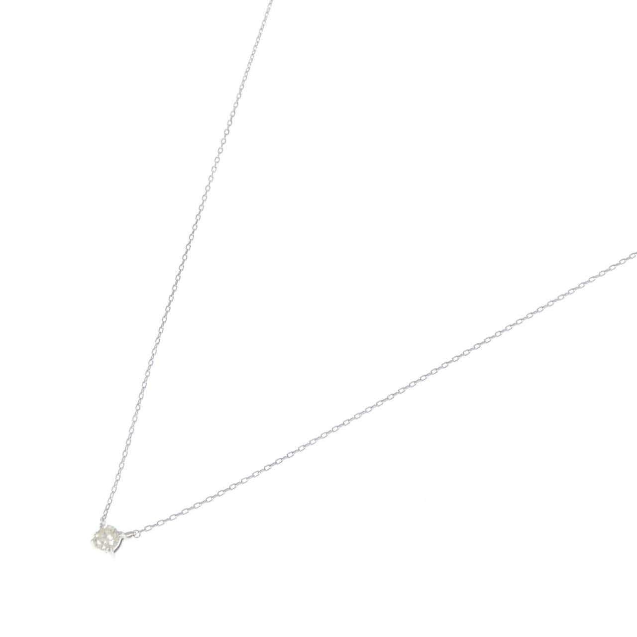 K10WG ダイヤモンド ネックレス 0.10CT