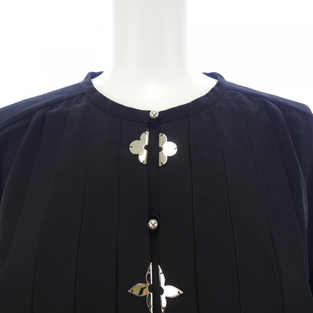 ルイヴィトン LOUIS VUITTON モノグラムアクセントプリーツドレス FQDR42AKM ワンピース