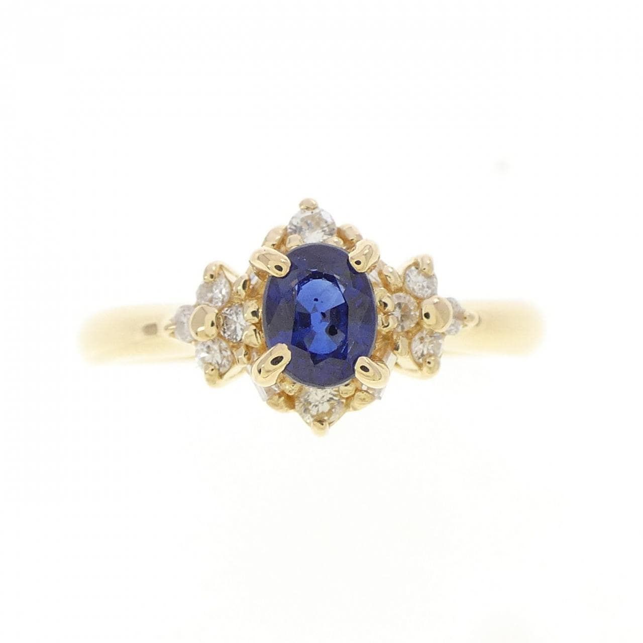 K18YG サファイヤ リング 0.46CT