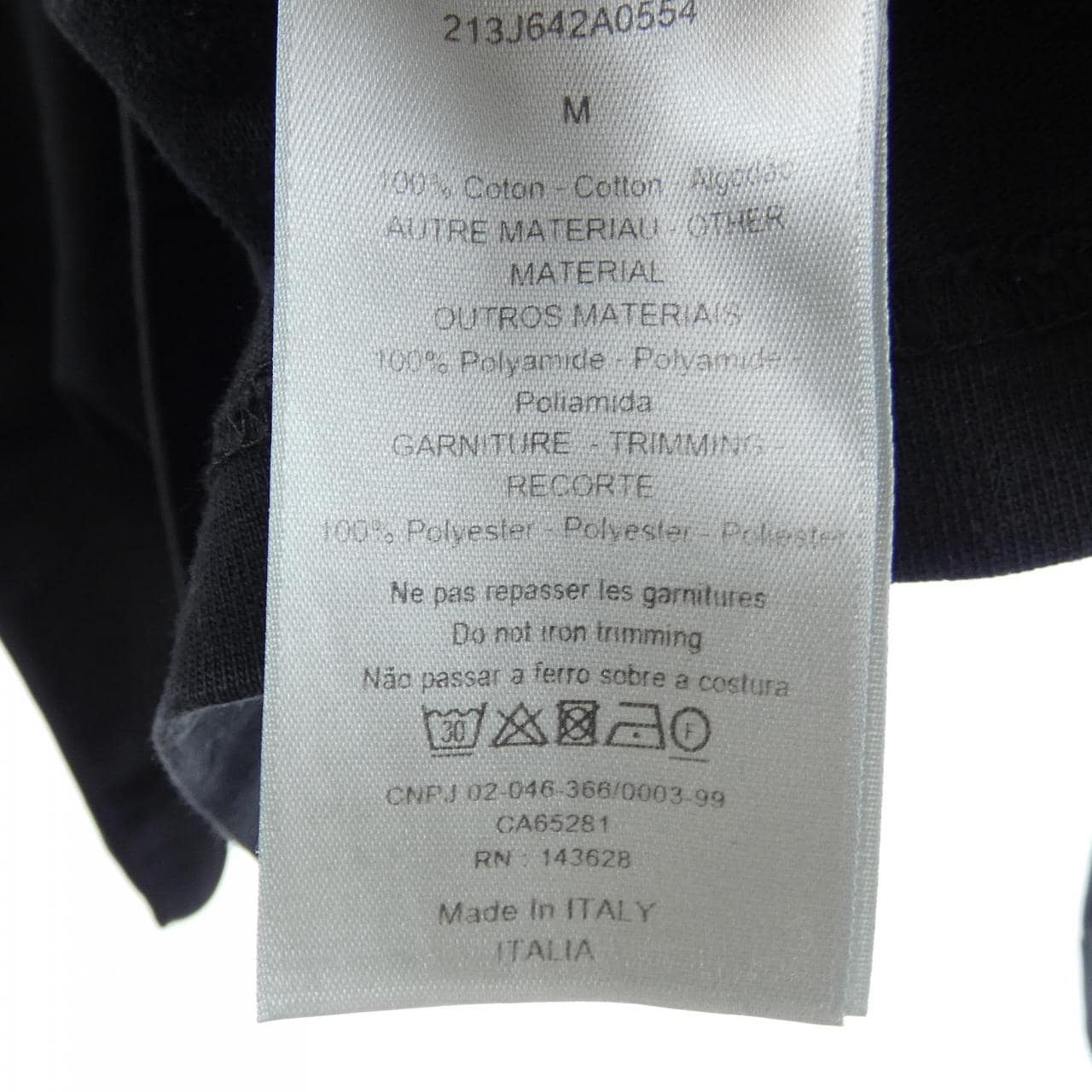 ディオール DIOR SACAI 213J642A0554 トップス