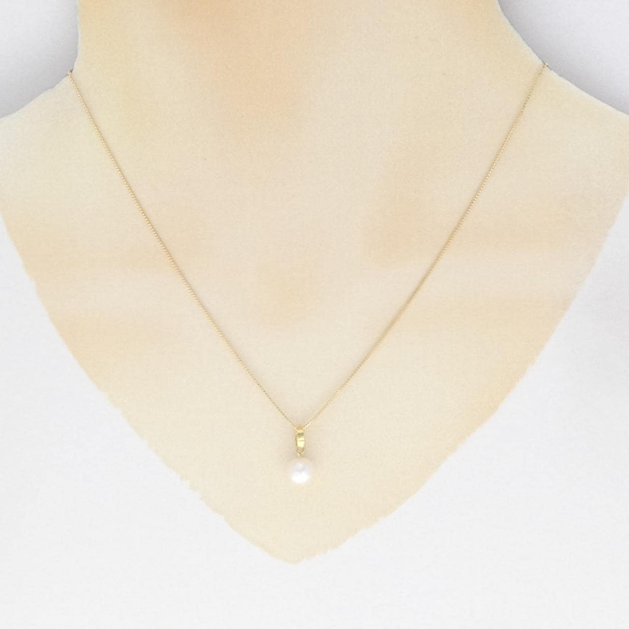K18YG Akoya pearl necklace 7mm