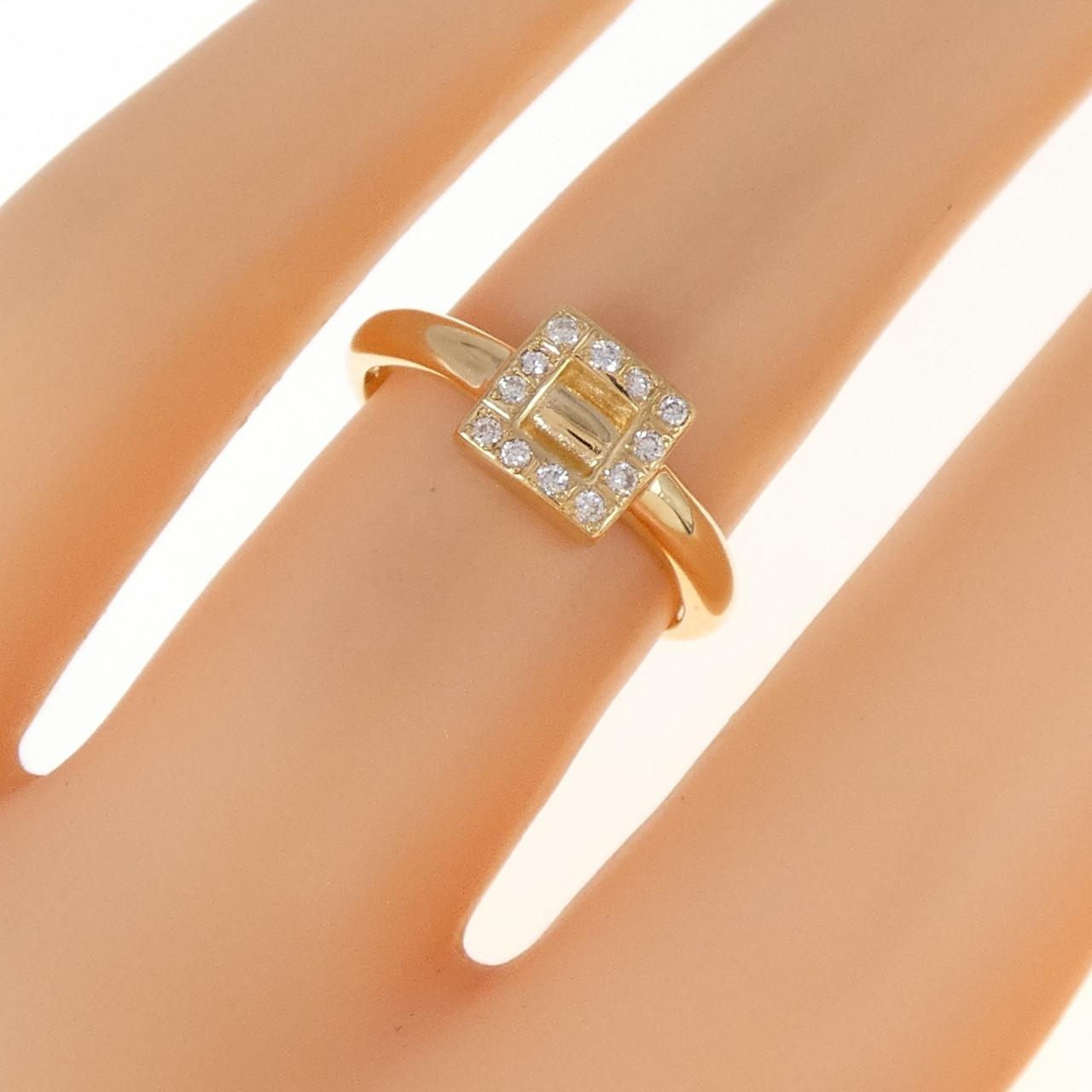 K18YG ダイヤモンド リング 0.08CT