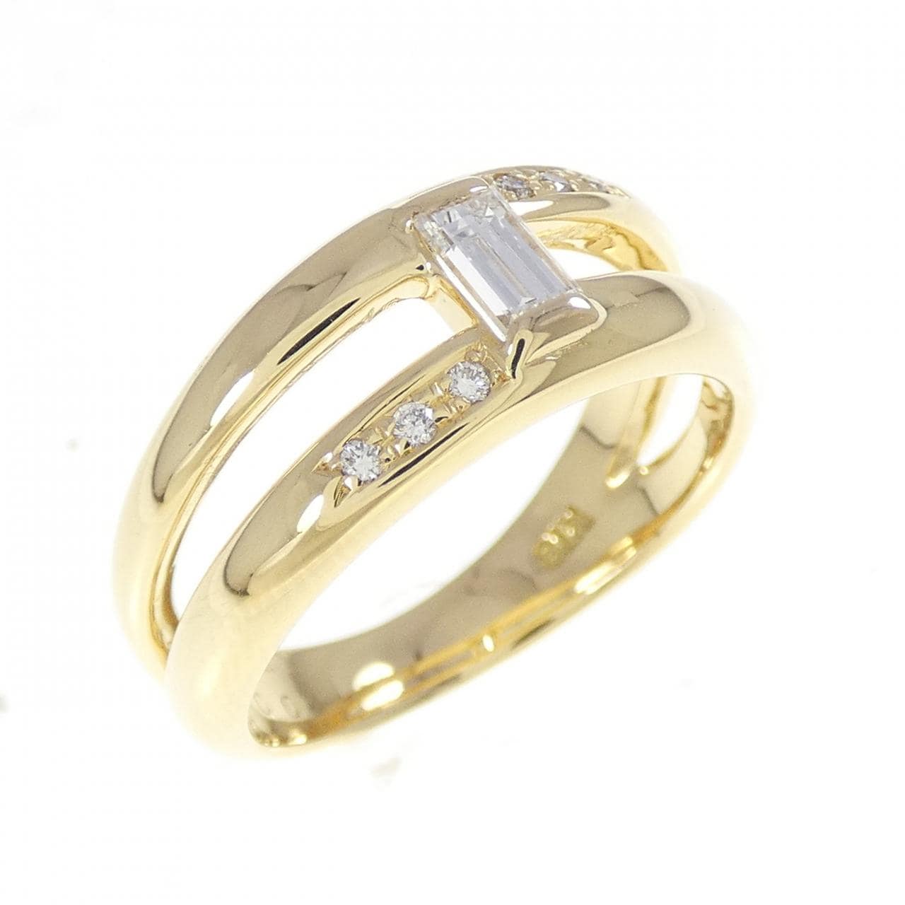 K18YG ダイヤモンド リング 0.22CT