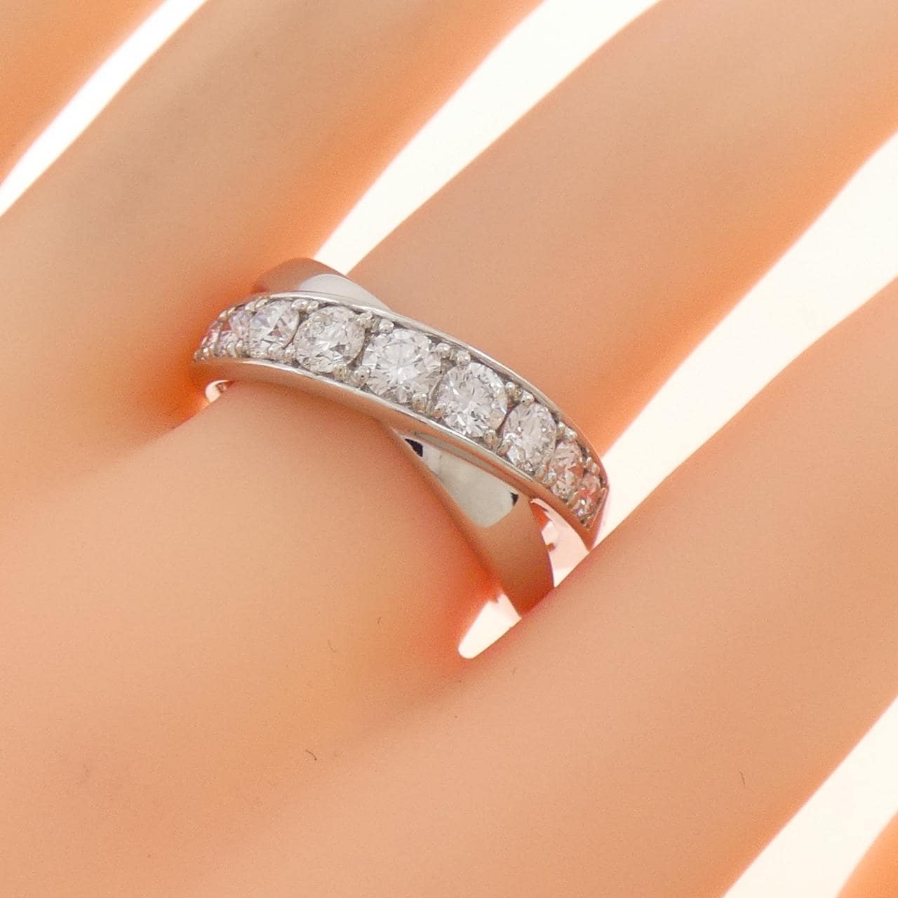 PT950 ダイヤモンド リング 1.00CT