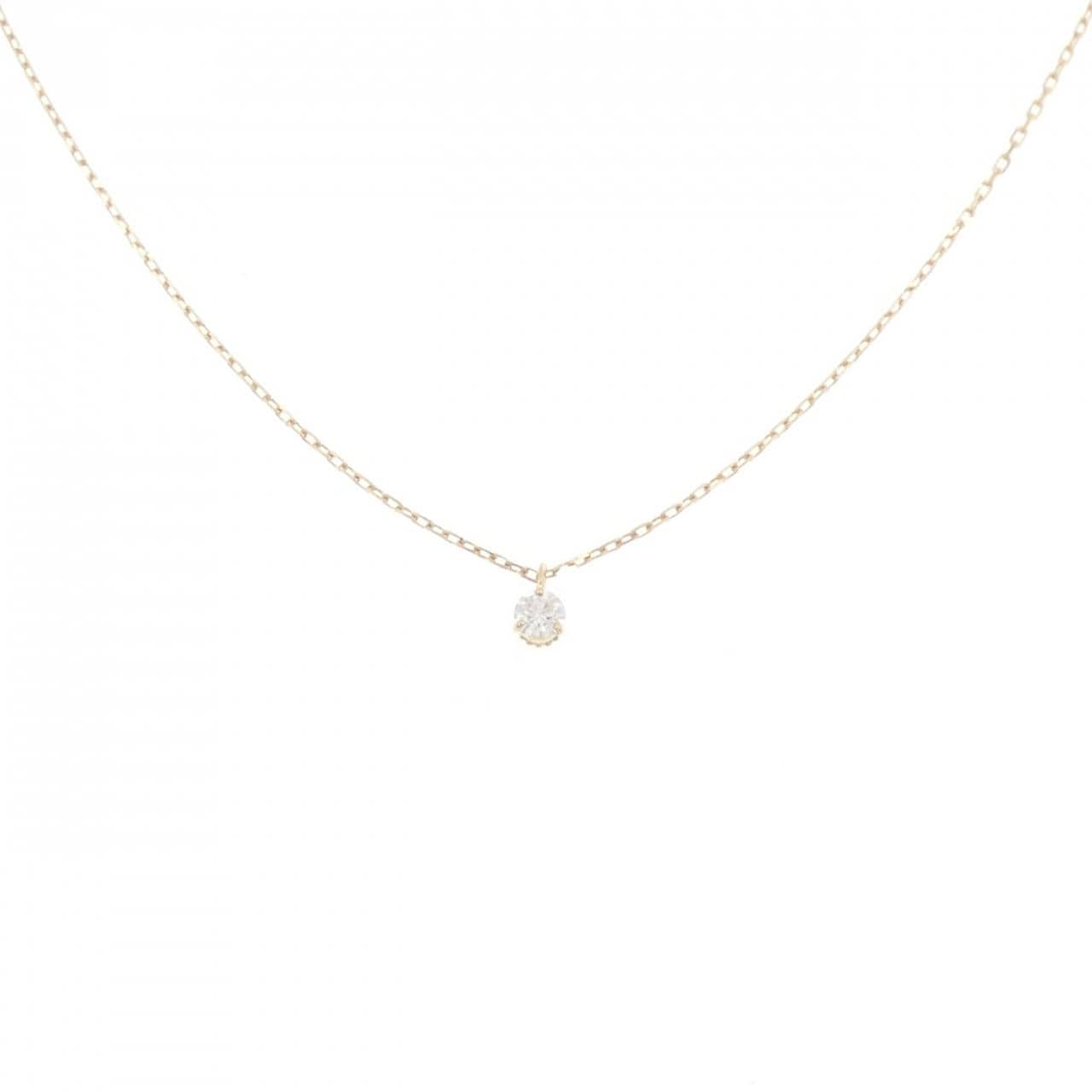 アガット ダイヤモンド ネックレス 0.05CT