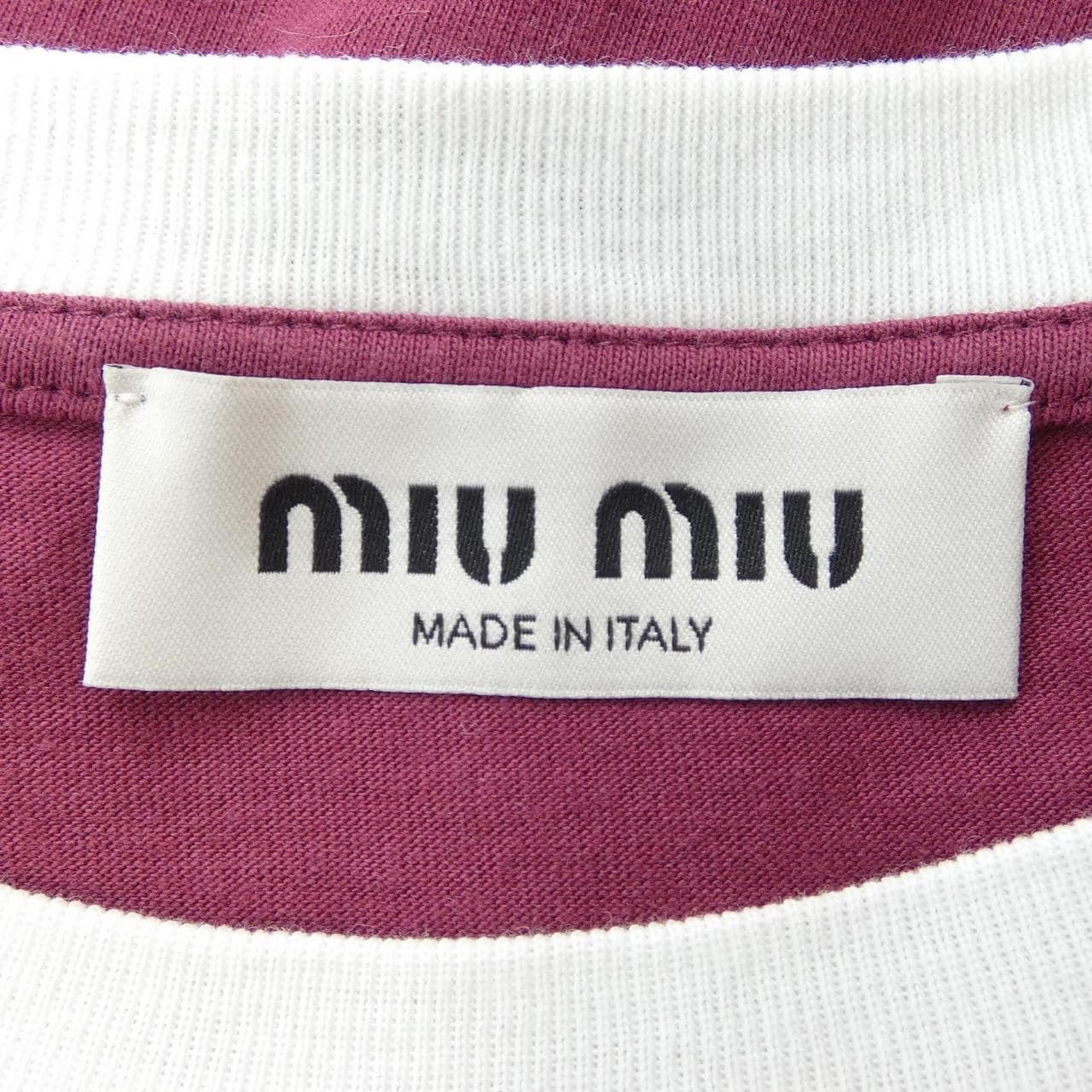 ミュウミュウ MIU MIU MJN400 11MV Tシャツ