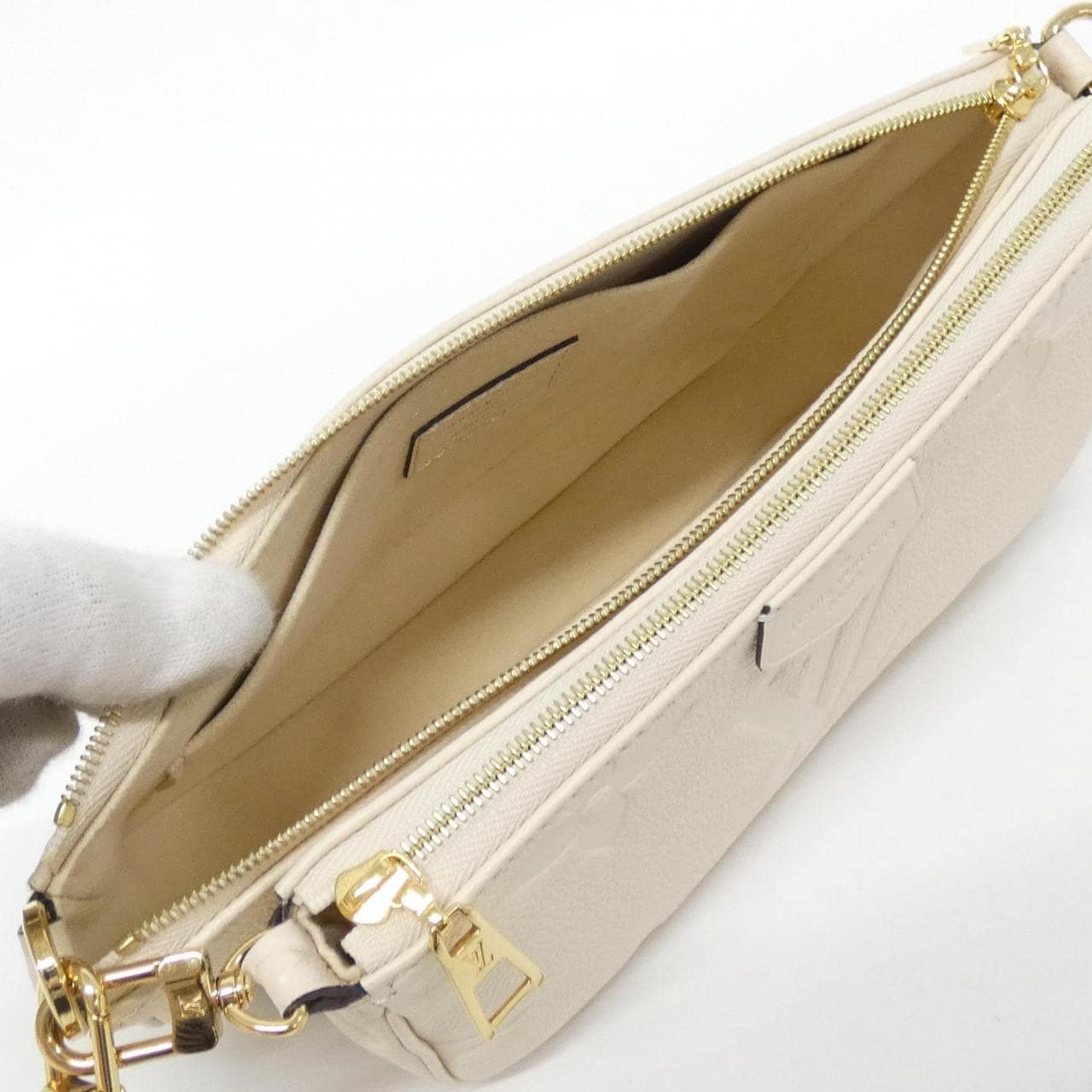 ルイヴィトン モノグラム アンプラント ミュルティ ポシェット アクセソワール M46568 ショルダーバッグ