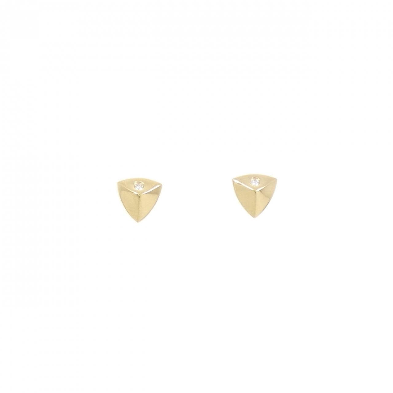 K18YG ダイヤモンド ピアス 0.02CT
