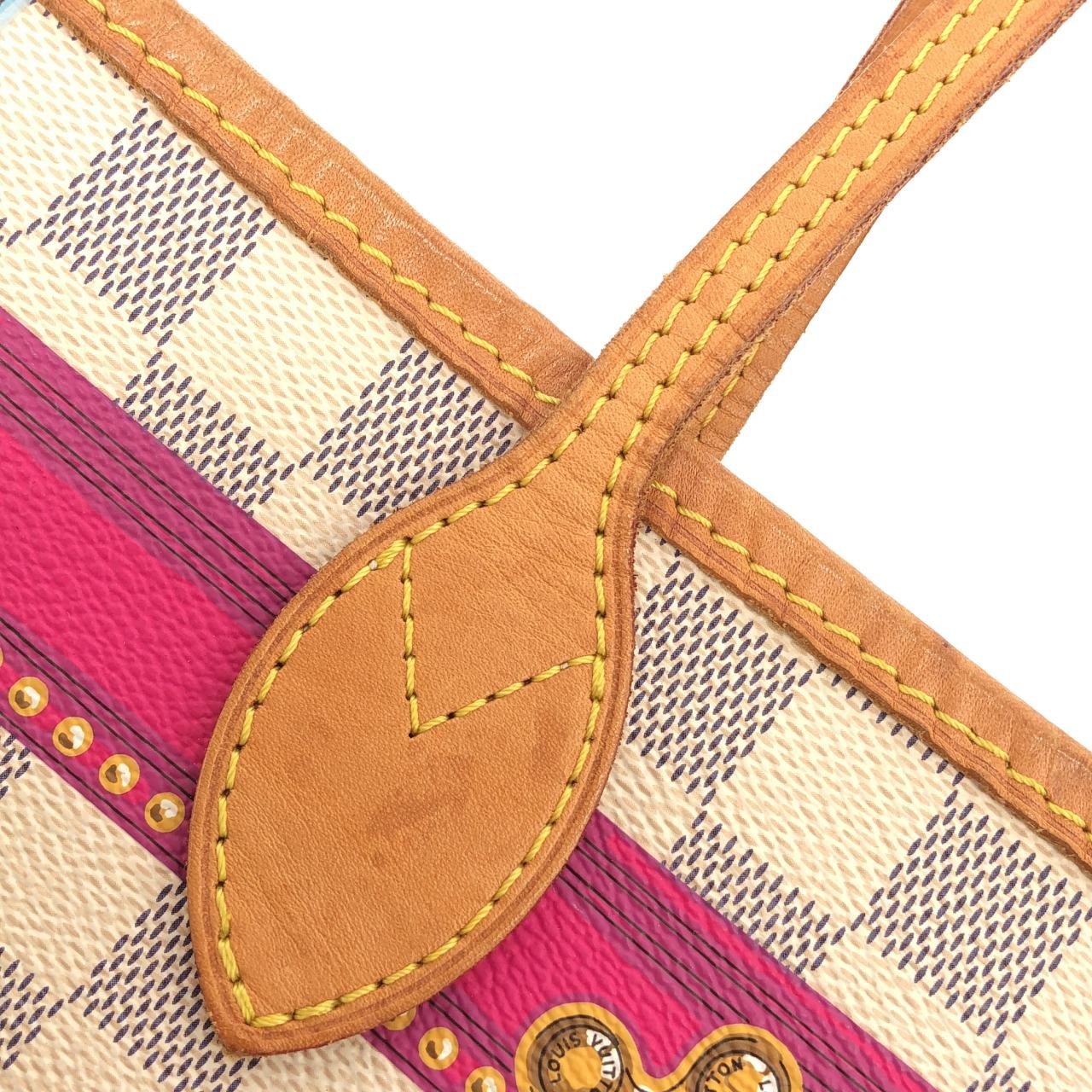 ルイヴィトン ダミエ アズール(トランク) ネヴァーフル MM N41734 バッグ