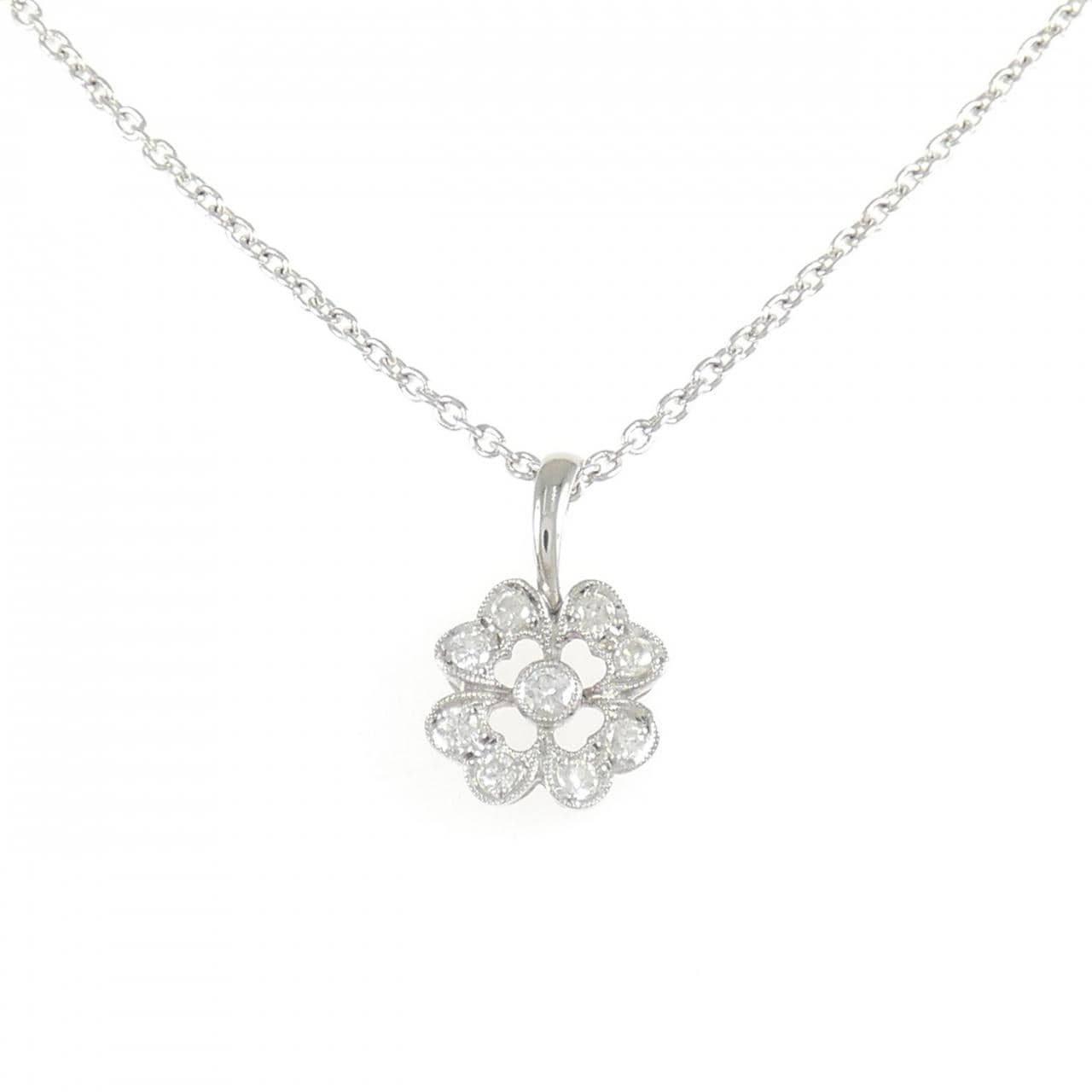PT950/PT850 ダイヤモンド ネックレス 0.25CT