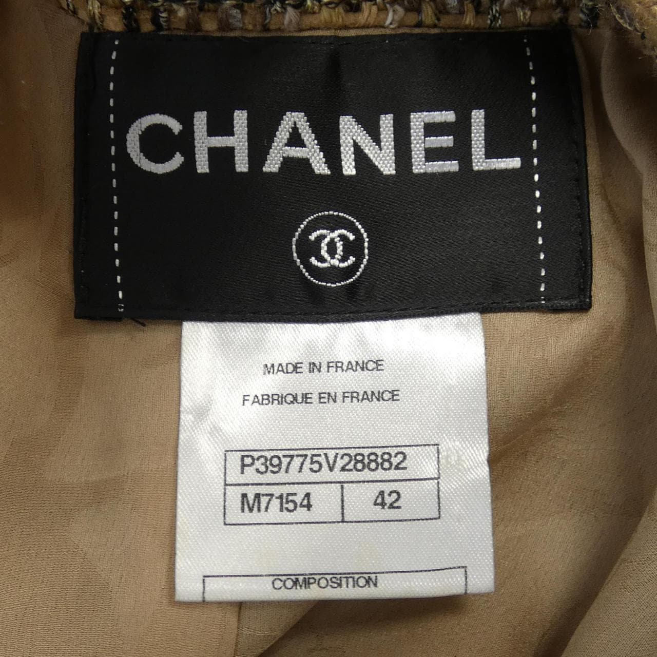 シャネル CHANEL P39775V28882 10A ノーカラージャケット