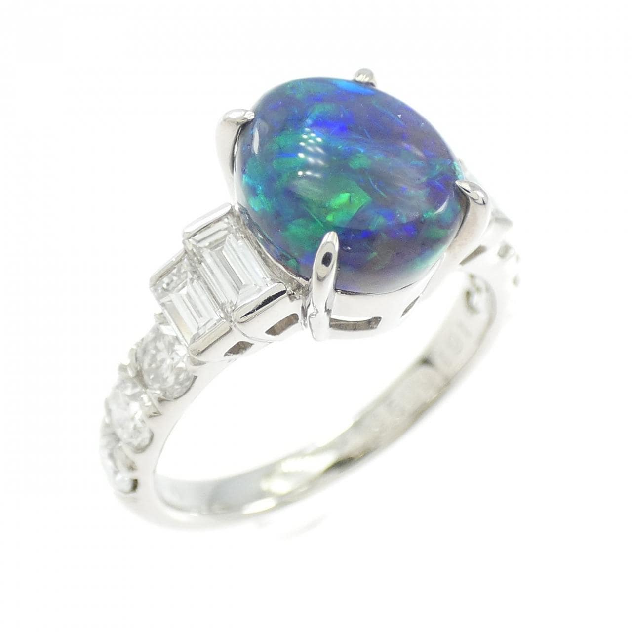 PT900 ブラックオパール リング 1.61CT