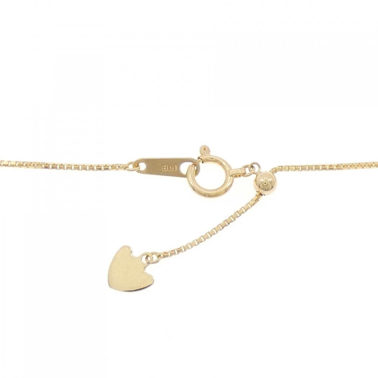 K18YG ダイヤモンド ネックレス 0.06CT