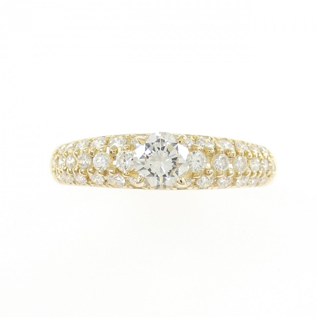 K18YG ダイヤモンド リング 0.297CT G VVS2 VG