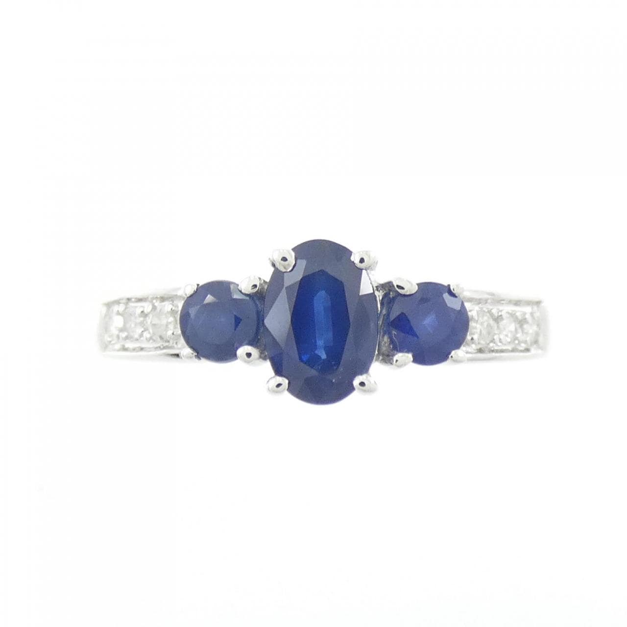 K14WG Sapphire Ring