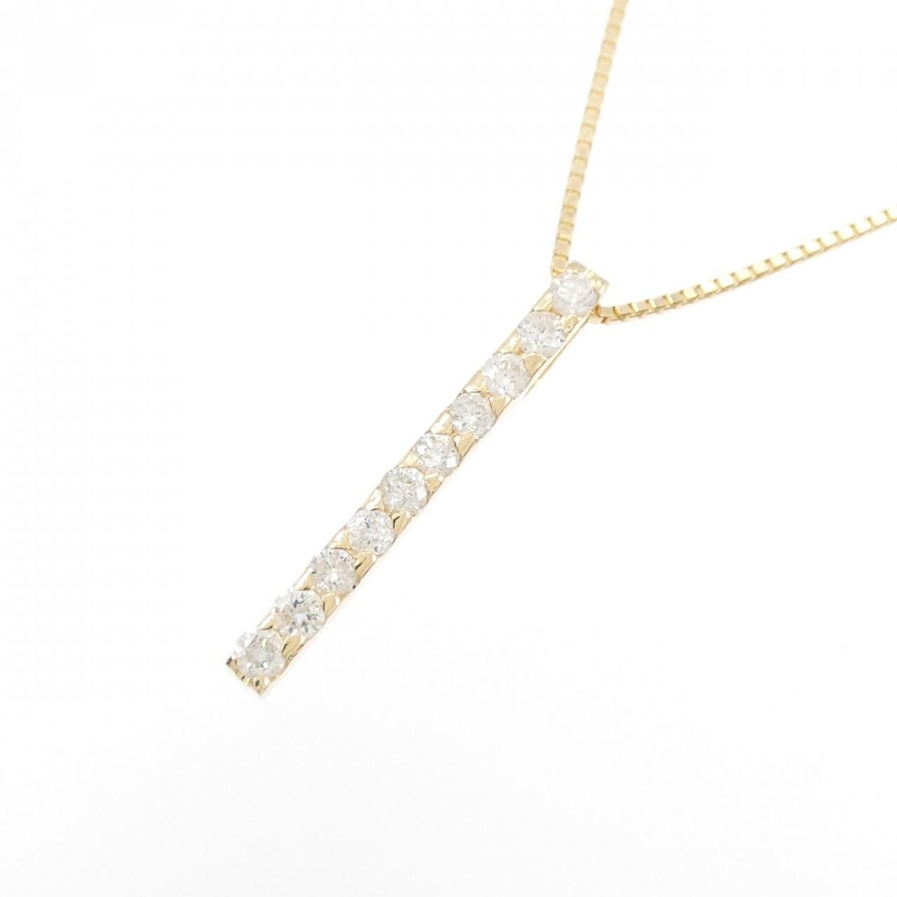 K18YG ダイヤモンド ネックレス 0.20CT