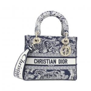 クリスチャンディオール TOILE DE JOUY REVERSE レディ ディーライト ミディアム M0565ORGO バッグ