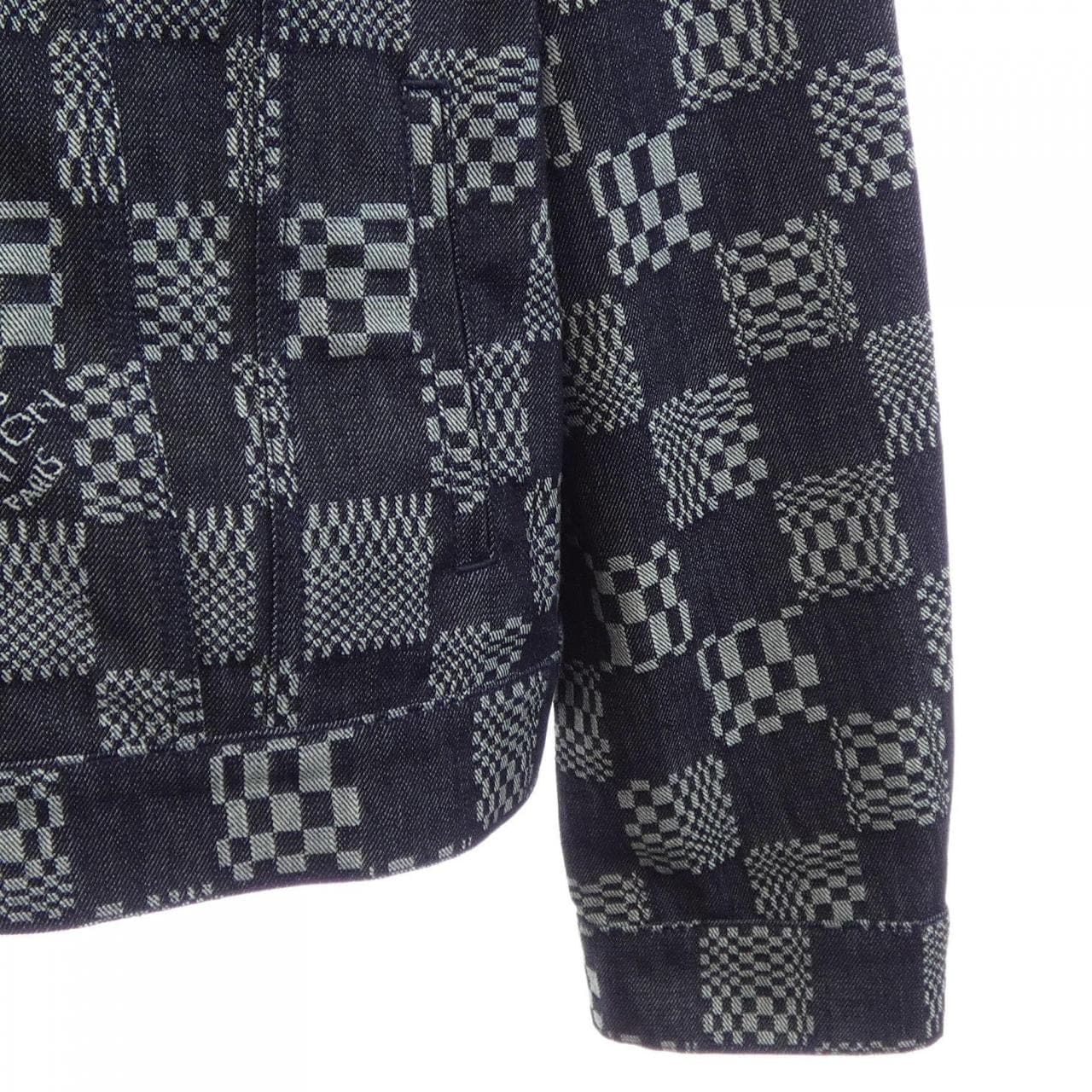 ルイヴィトン LOUIS VUITTON ディストーテッドダミエデニムジャケット HLA50WEW2 デニムジャケット