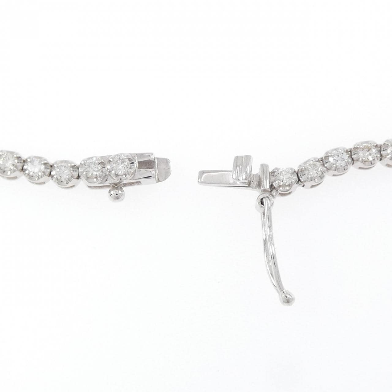 K18WG/K18BG ダイヤモンド ネックレス 6.67CT