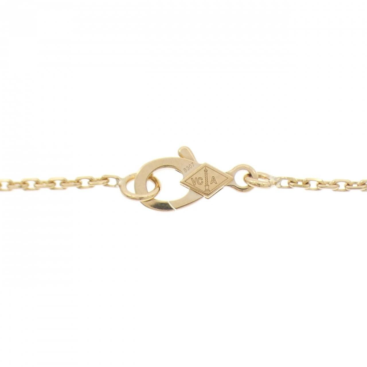 ヴァンクリーフ&アーペル フリヴォル 3フラワー ミニ ネックレス