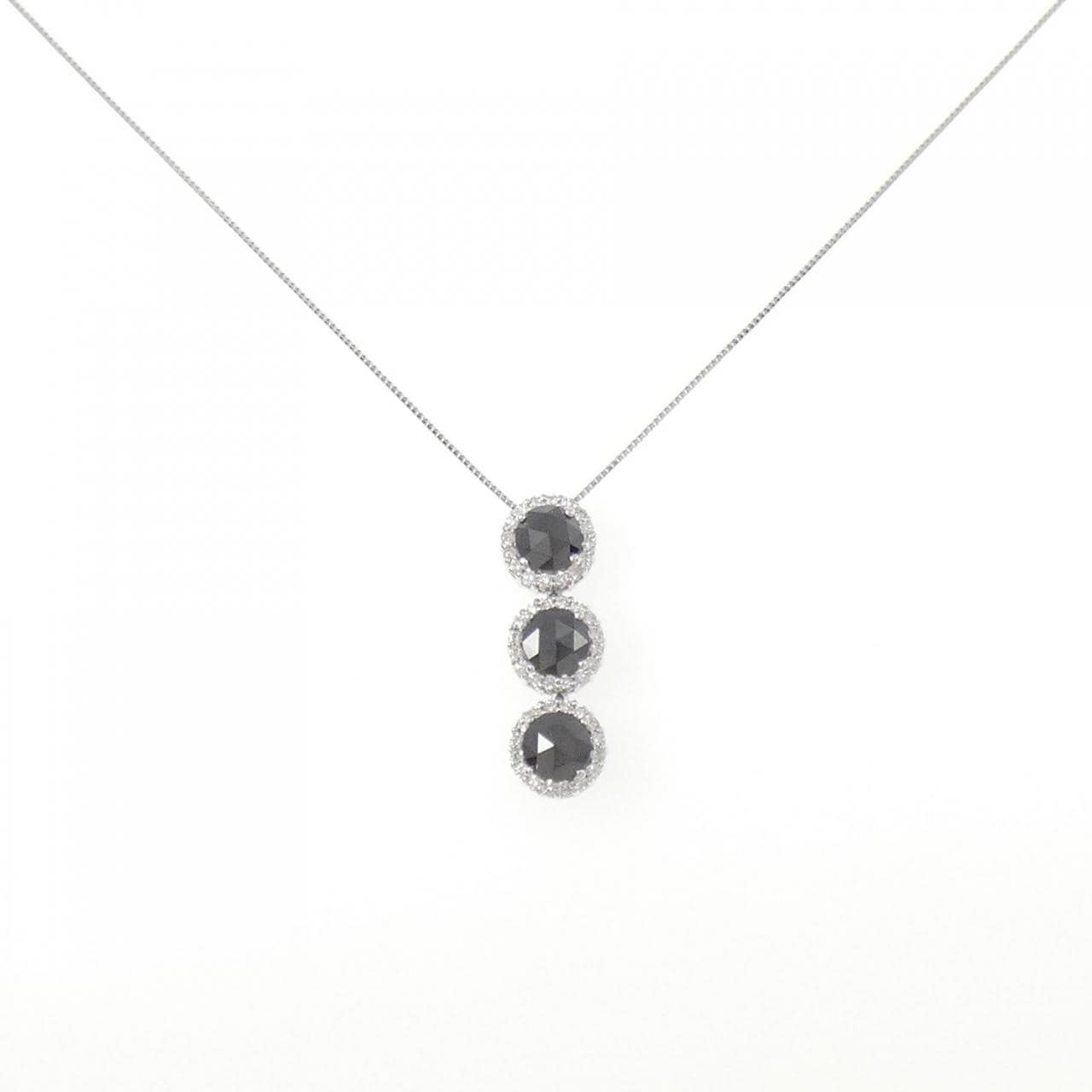 K18WG ダイヤモンド ネックレス 1.50CT