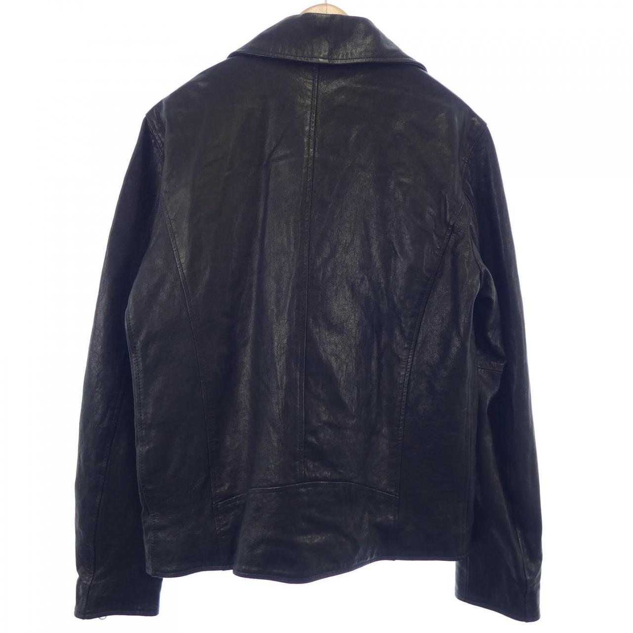 ブランシュール blancheur レザーライダースジャケット