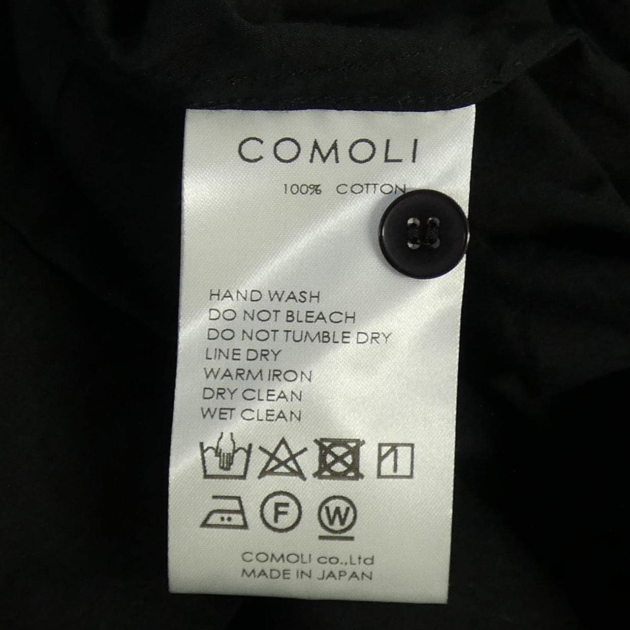 コモリ COMOLI Z01-02017 S／Sシャツ