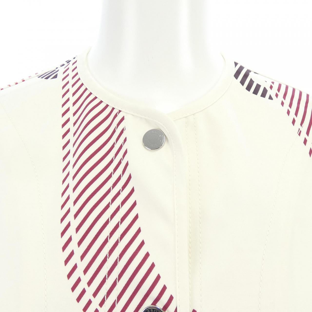 エルメス HERMES COACHING REMIX 5E0173DF ノーカラージャケット