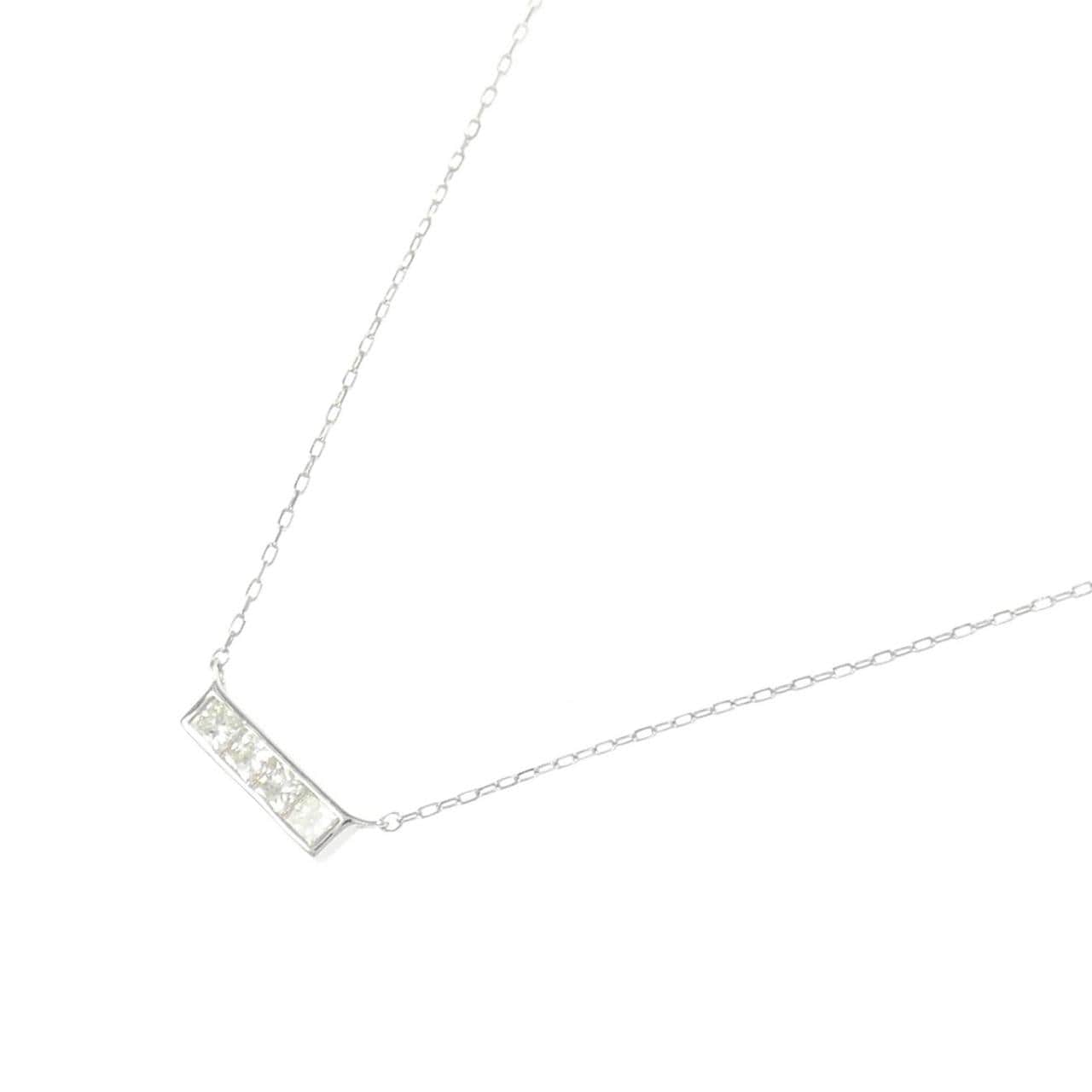 PT900 ダイヤモンド ネックレス 0.13CT
