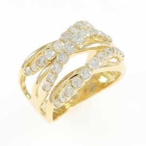 K18YG ダイヤモンド リング 1.00CT