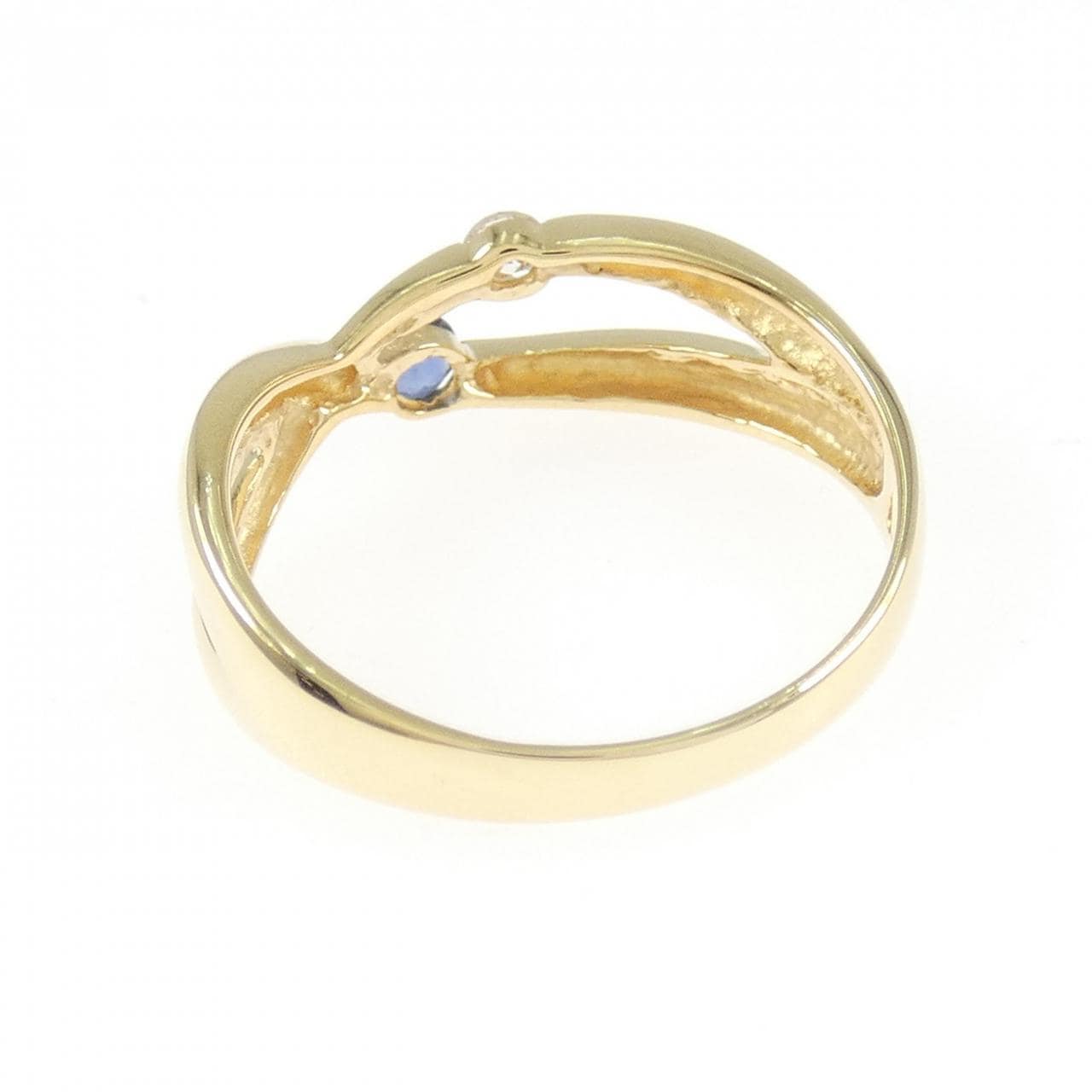 K18YG サファイヤ リング
