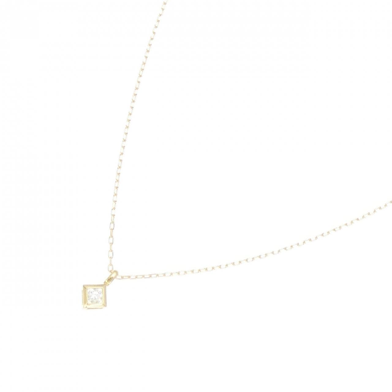K18YG ダイヤモンド ネックレス 0.10CT