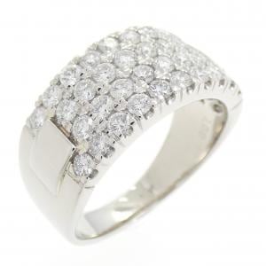 PT900 パヴェ ダイヤモンド リング 1.00CT