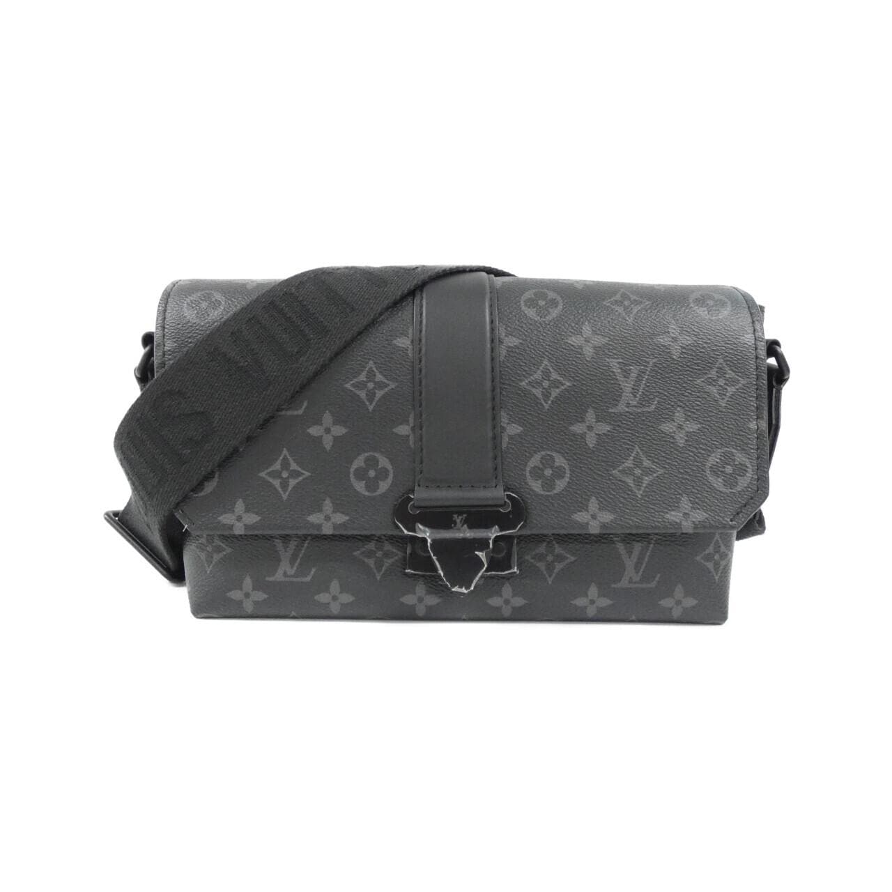 LOUIS VUITTON Monogram Eclipse S 斗篷郵差包 M46794 單肩包