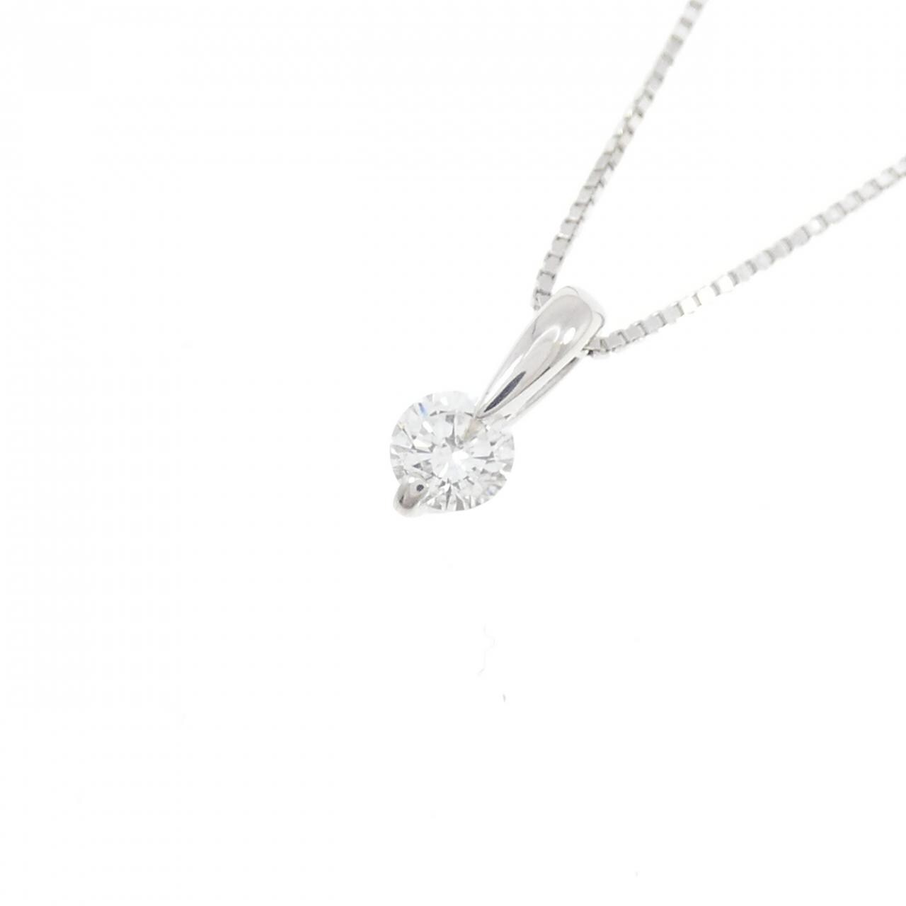 K10WG ダイヤモンド ネックレス 0.15CT